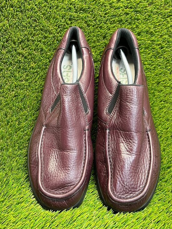 SAS Side Gore Mens Size 14M Dark Brown Burgundy Casual Slip On Shoes Loafers main image 8